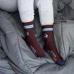 For Bare Feet NHL Colorado Avalanche 4 Stripe Deuce Crew Sock Team Color LARGE