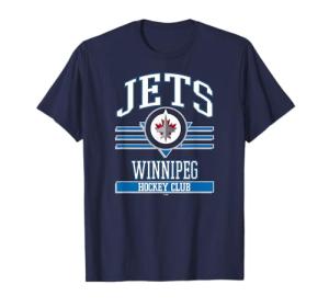 Winnipeg Jets Hockey Club Navy Officially Licensed T-Shirt
