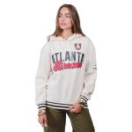 Ultra Game Unisex WNBA Official Super Soft Kaleido Hoodie Sweatshirt, Atlanta Dream, Oatmeal Heather, Small