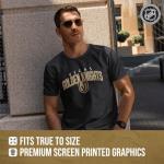 Wright & Ditson NHL Adult Powerplay Heathered Unisex T-Shirt - 100% Cotton - Tagless and Comfortable (Las Vegas Golden Knights - Black Heather, X-Large)