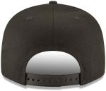 New Era MLB 9FIFTY Black Black Primary Logo Team Adjustable Snapback Hat Cap One Size Fits All - Kansas City Royals Black