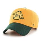 '47 Mens Brand Oakland Athletics Clean Up Strapback - Yellow/Green OSFA