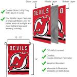 New Jersey Devils Double Sided Garden Flag