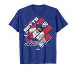 Mookie Betts | Los Angeles Baseball MLB Players | MLBMBE3002 T-Shirt