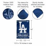 Los Angeles Dodgers 2025 Back to Back World Champions Series Double Sided Garden Flag