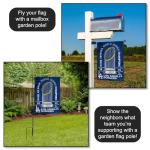 Los Angeles Dodgers 2025 Back to Back World Champions Series Double Sided Garden Flag