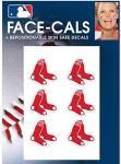 MLB Boston Red Sox Face Tattoos, Team Colors, One Size