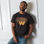 Junk Food Standard Classic Crew Neck, Authentic Details, Unisex Fit, Washington Commanders-Black XX-Large