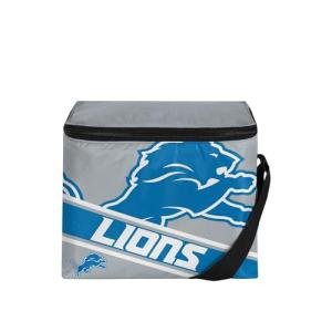 FOCO Detroit Lions Big Logo Stripe 6 Pack Cooler