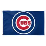 Chicago Cubs 3x5 Flag Set, Wincraft, Durable Outdoor/Indoor Banners with Brass Grommets
