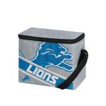 FOCO Detroit Lions Big Logo Stripe 6 Pack Cooler