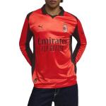 PUMA AC Milan x Slam Jam 25/26 Long Sleeve Jersey – Official Licensed Product, Made with Recycled Materials (US, Alpha, XX-Large, Regular, Regular, Red)