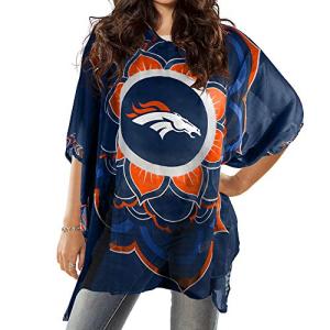 Littlearth NFL Denver Broncos Caftan Flower, Team Color, 32" x 42"