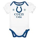 NFL Indianapolis Colts 3 Pack Short Sleeve Bodysuit, Blue Indianapolis Colts New, 18 Months