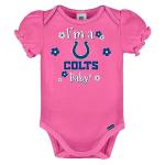NFL Indianapolis Colts 3 Pack Short Sleeve Bodysuit, Blue Indianapolis Colts New, 18 Months