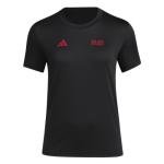 Adidas Womens Atlanta United Pre-Game Short Sleeve Soccer T-Shirt,Black/Atlanta United,Medium