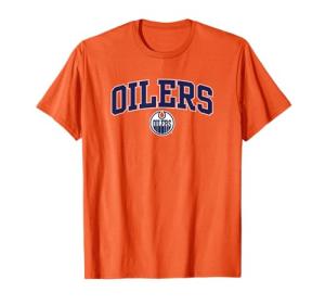 Edmonton Oilers Arch Over Orange Officially Licensed T-Shirt