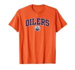 Edmonton Oilers Arch Over Orange Officially Licensed T-Shirt