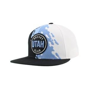 Utah Hockey Club NHL Officially Licensed Adjustable Snapback Hat Flat Bill Z11 Retro Paintbrush