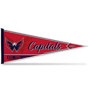 Rico Industries NHL Hockey Washington Capitals Classic 12" x 30" Felt Wall Décor Pennant - Great for Home/Bed Room/Man Cave Décor