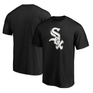 MLB Kids Youth 8-20 Outfield Primary Logo Performance T-Shirt (US, Numeric, 10, 12, Regular, Chicago White Sox - Black)