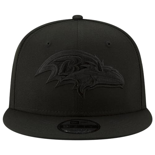 Baltimore Ravens Black On Black Snapback Hat