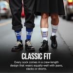 Major League Socks - AUSTON MATTHEWS Collectibles - NHL Toronto Maple Leafs Hockey Socks Adult Sizes, Hockey Socks for Men and Women, Excellent Gift for NHL Toronto Fans for All Occasions - Size 7-13