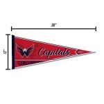 Rico Industries NHL Hockey Washington Capitals Classic 12" x 30" Felt Wall Décor Pennant - Great for Home/Bed Room/Man Cave Décor