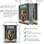 Vegas Golden Knights Double Sided Garden Flag