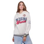Ultra Game Unisex WNBA Official Super Soft Kaleido Hoodie Sweatshirt, Indiana Fever, Oatmeal Heather, Medium