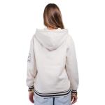 Ultra Game Unisex WNBA Official Super Soft Kaleido Hoodie Sweatshirt, Indiana Fever, Oatmeal Heather, Medium