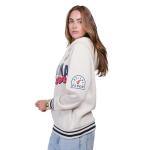 Ultra Game Unisex WNBA Official Super Soft Kaleido Hoodie Sweatshirt, Indiana Fever, Oatmeal Heather, Medium