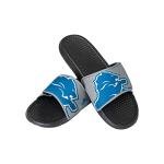 FOCO Detroit Lions NFL Mens Cropped Big Logo Slide - M
