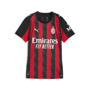 PUMA Women's A.C. Milan Home Jersey Replica, for All Time Red- Black AH25, Medium ACM Home Jersey Replica W