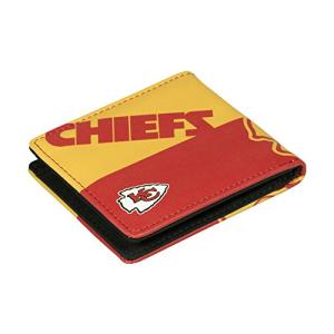 Littlearth NFL Kansas City Chiefs Bi-Fold Wallet, Team Color, 4” x 5" x 1”