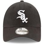 New Era MLB The League 9FORTY Team Color Primary Logo Mesh Trucker Adjustable Hat Cap One Size Fits All - Chicago White Sox Black