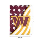FOCO Washington Commanders NFL Americana Vertical Flag