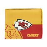 Littlearth NFL Kansas City Chiefs Bi-Fold Wallet, Team Color, 4” x 5" x 1”