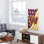 FOCO Washington Commanders NFL Americana Vertical Flag