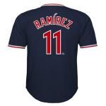 Outerstuff Jose Ramirez Cleveland Guardians #11 MLB Baseball Kids Youth 4-18 Navy Team Color Logo Baseball Player Fashion Jersey - Medium 8