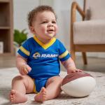NFL Baby Boys' Dazzle Bodysuit, Los Angeles Rams, 18 Months