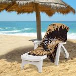 Northwest NFL New Orleans Saints Unisex-Adult Beach Towel, 30" x 60", Psychedelic