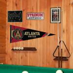 Atlanta United Football Club Pennant and 12 in X 30 in Banner