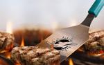 YouTheFan NFL Miami Dolphins Spirit Series Sportula Stainless Steel Grilling Spatula, 18 1/2" x 4",Green
