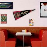 Atlanta United Football Club Pennant and 12 in X 30 in Banner