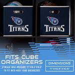 Franklin Sports NFL Tennesee Titans Collapsible Storage Bin