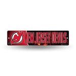 Rico HSN8301 Plastic Street Sign , New Jersey Devils , 3.75 x 16-inches