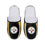 FOCO Mens Nfl Slide Pittsburgh Steelers Team Logo Sherpa Slippers, Team Color, 9-10 US