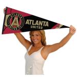 Atlanta United Football Club Pennant and 12 in X 30 in Banner