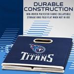 Franklin Sports NFL Tennesee Titans Collapsible Storage Bin